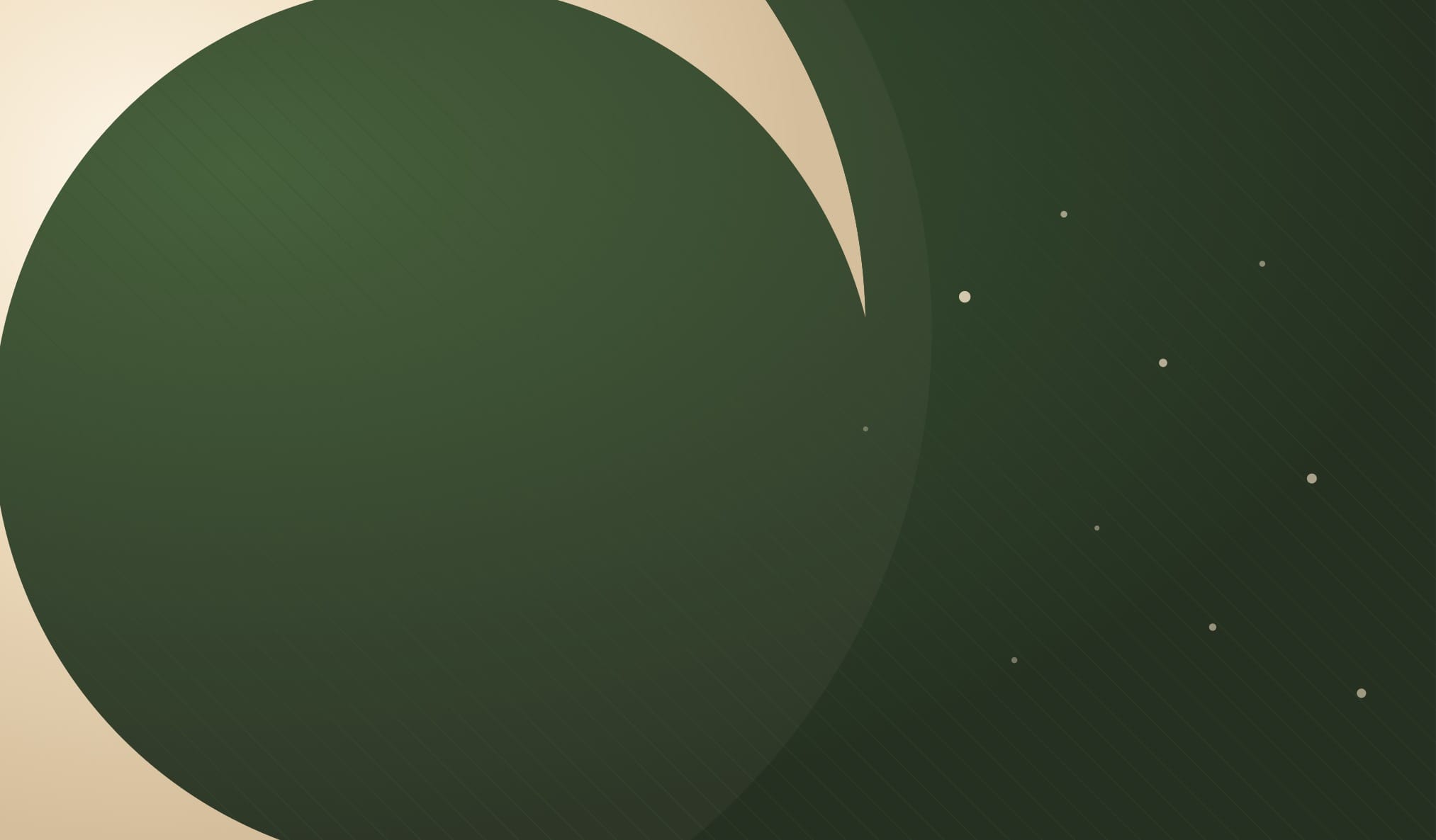 Abstract moon with stars.